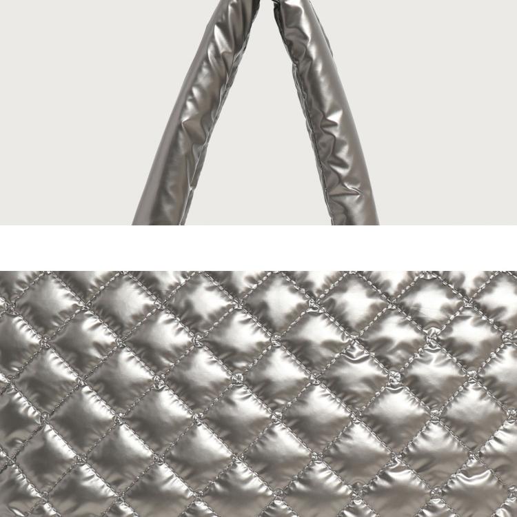 【Leah】Chic Elegance: Spacious Quilted Tote Bag in Classic Chanel Style