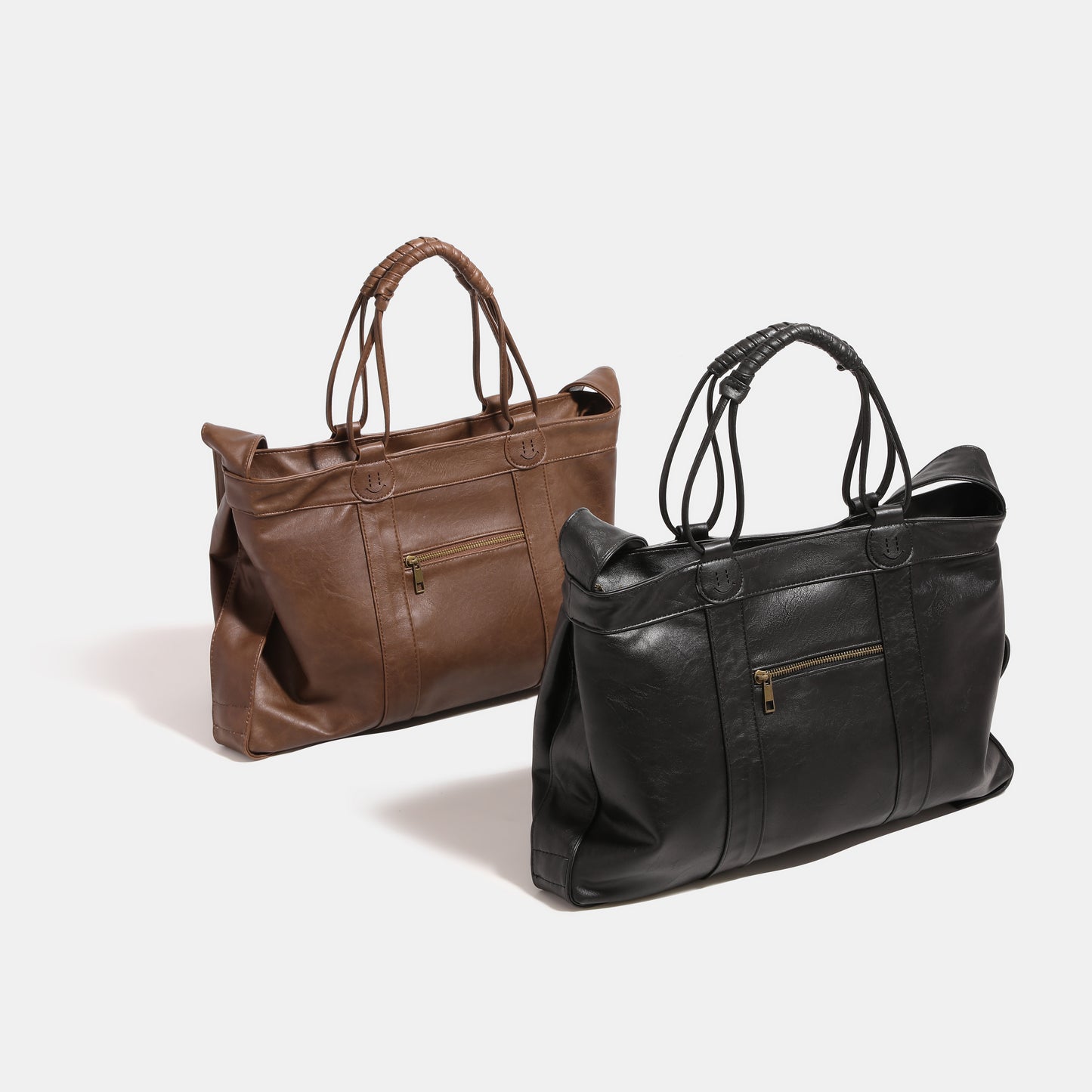 【Leah】Versatile Elegance: Spacious Tote Bag for Work and Play