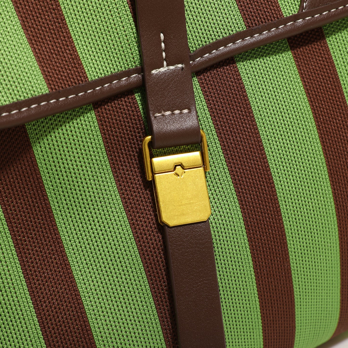 【Leah】Chic Striped Canvas Backpack & Handbag: Effortless Style for Every Occasion