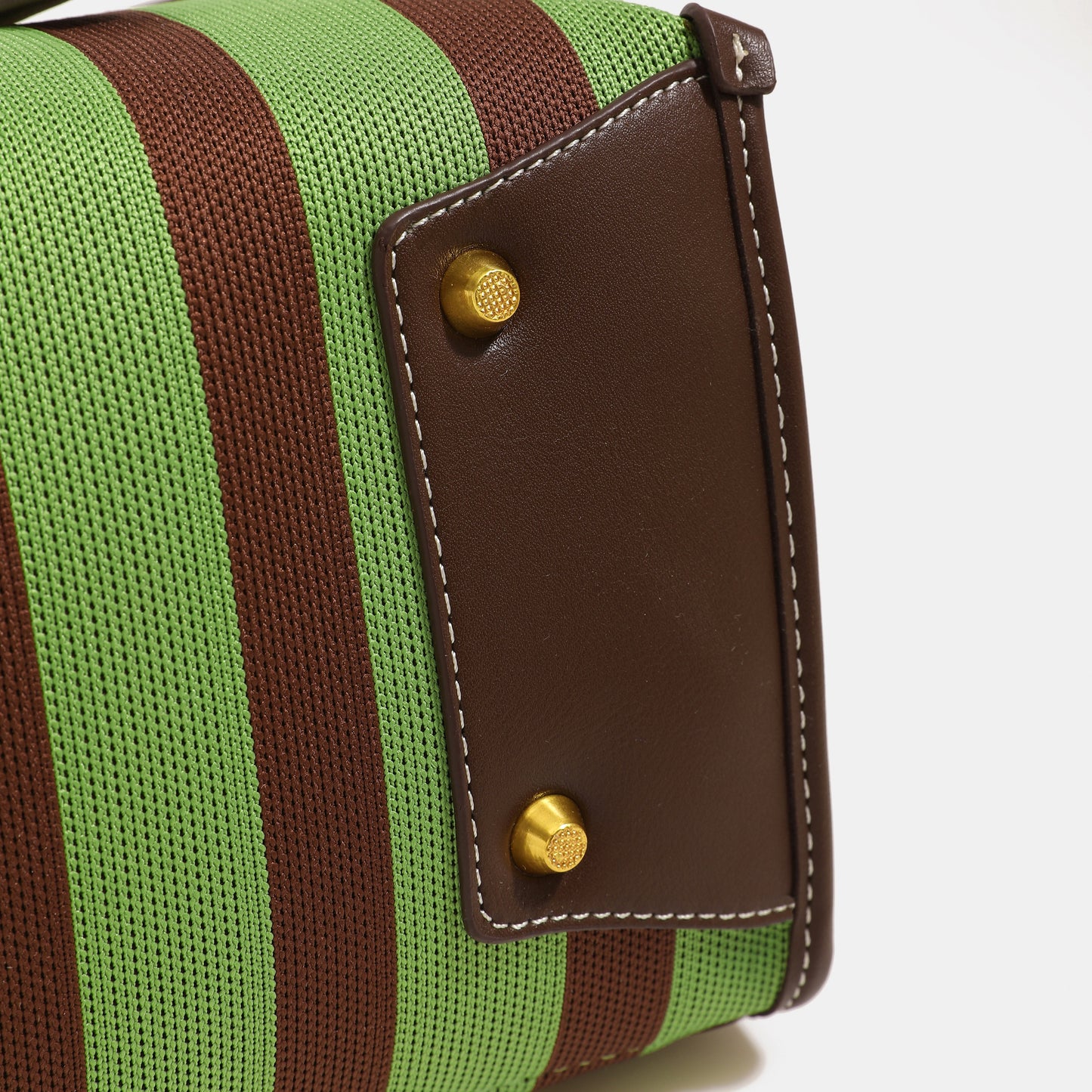 【Leah】Chic Striped Canvas Backpack & Handbag: Effortless Style for Every Occasion