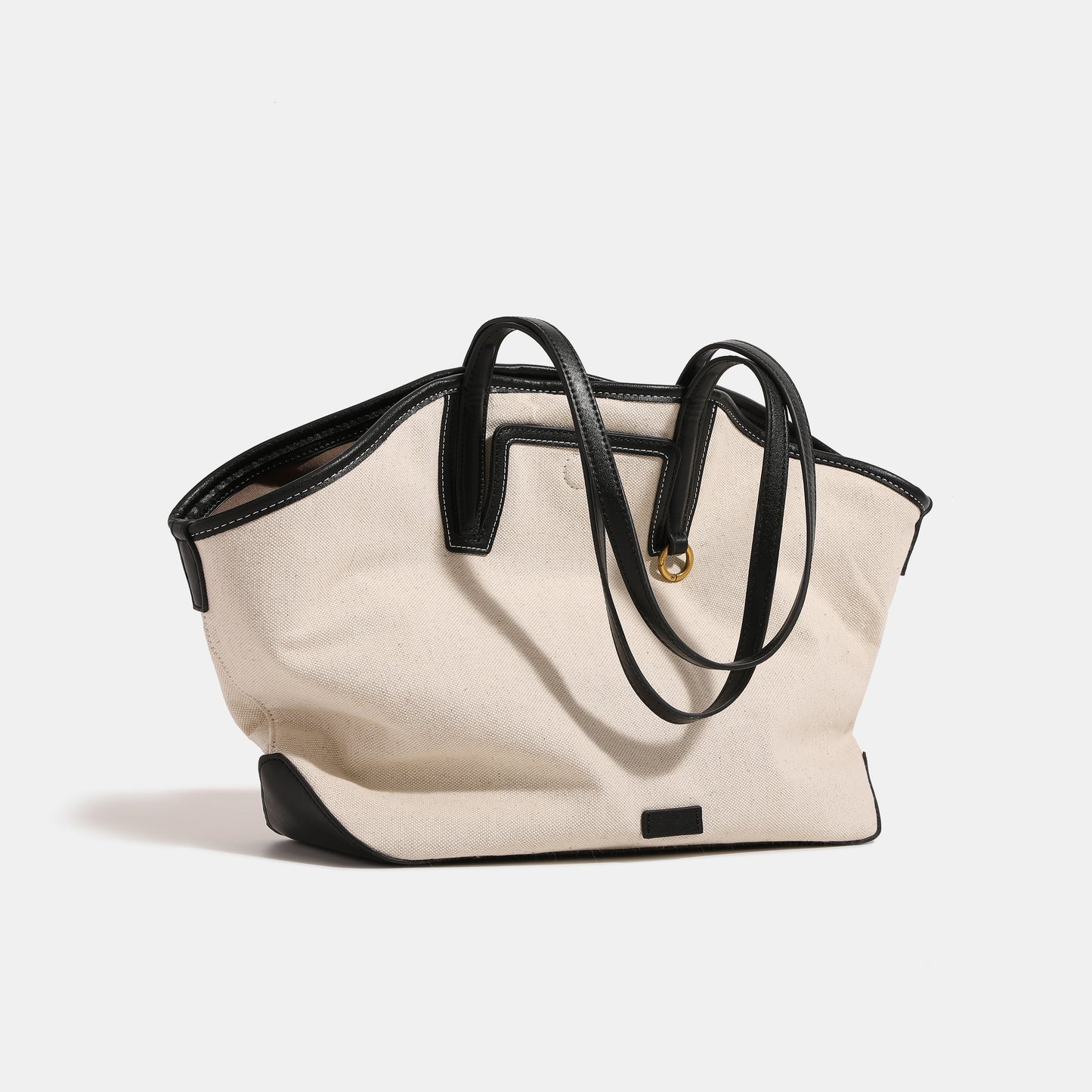 【Leah】Chic Striped Canvas Backpack & Handbag: Effortless Style for Every Occasion