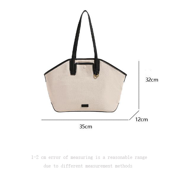 【Leah】Chic Striped Canvas Backpack & Handbag: Effortless Style for Every Occasion