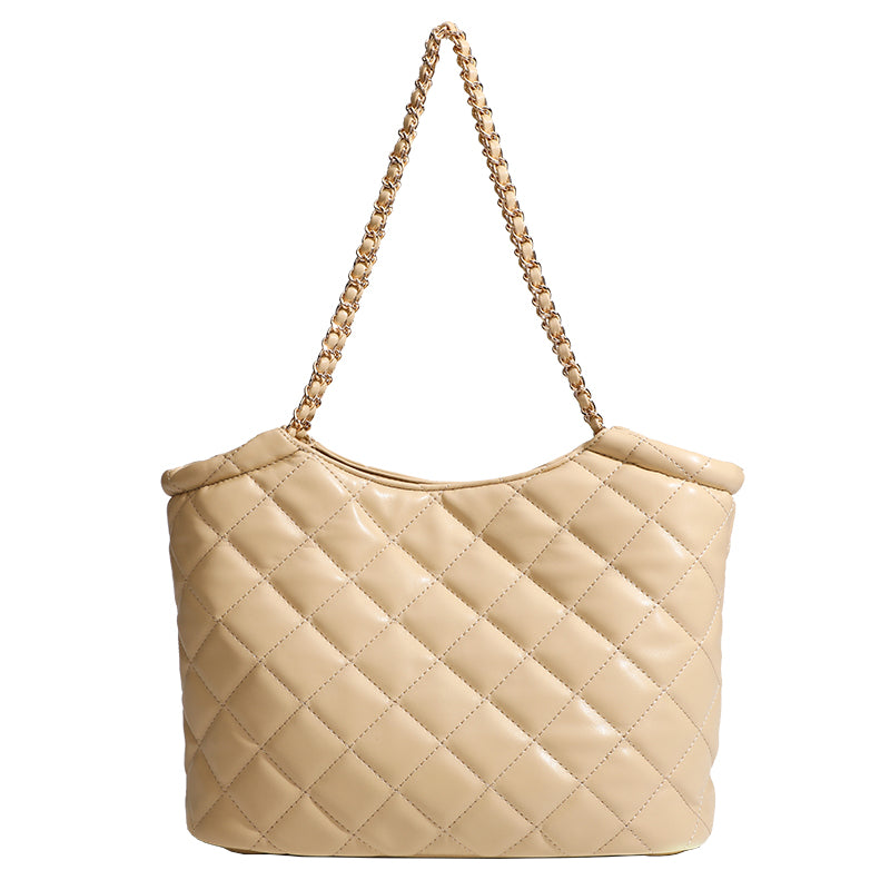 【Leah】Stylish Storage: Spacious Quilted Shoulder Bag for Every Occasion