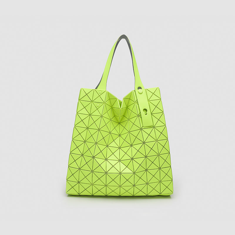 【Leah】Colorful Elegance: Large Capacity 8-Slot Diamond Quilted Tote Bag