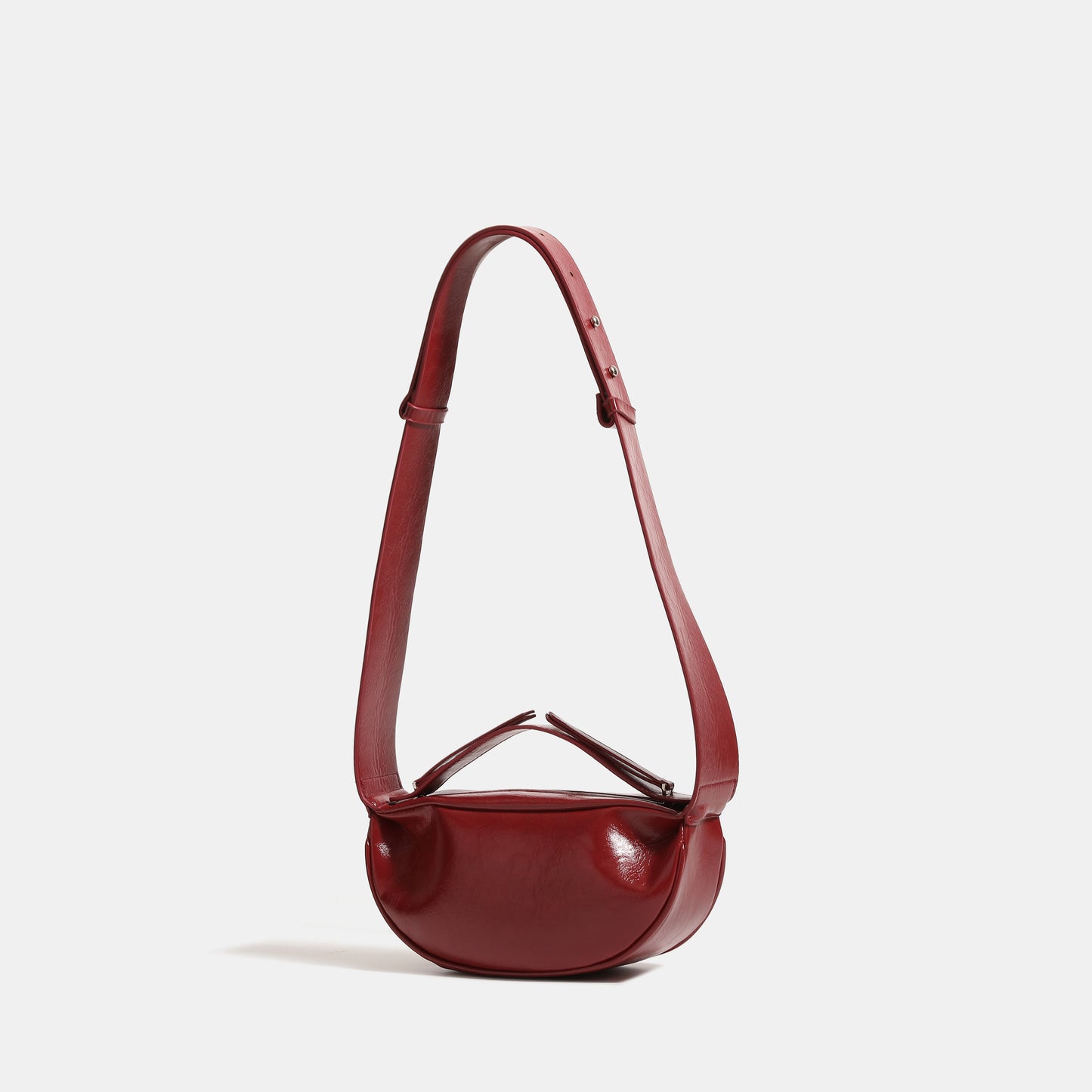 【Leah】Women's red shoulder bag