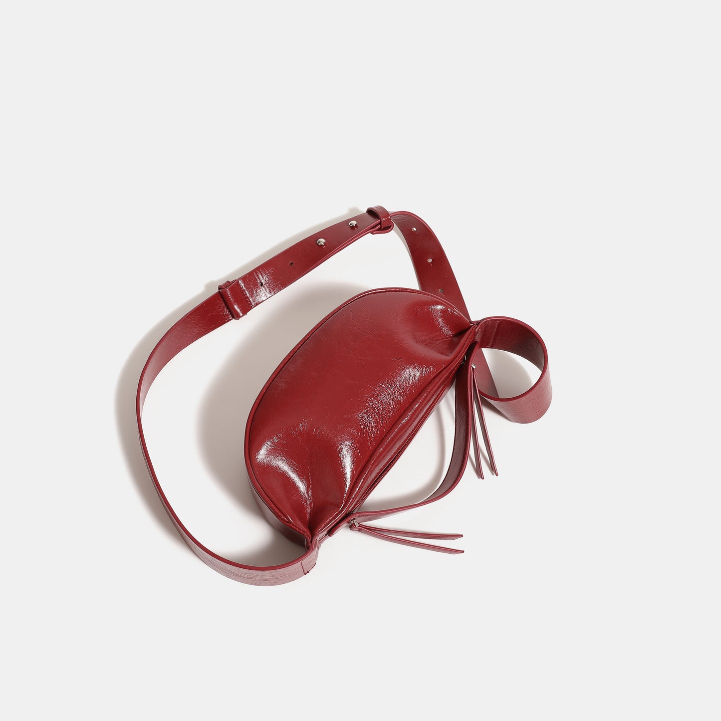 【Leah】Women's red shoulder bag