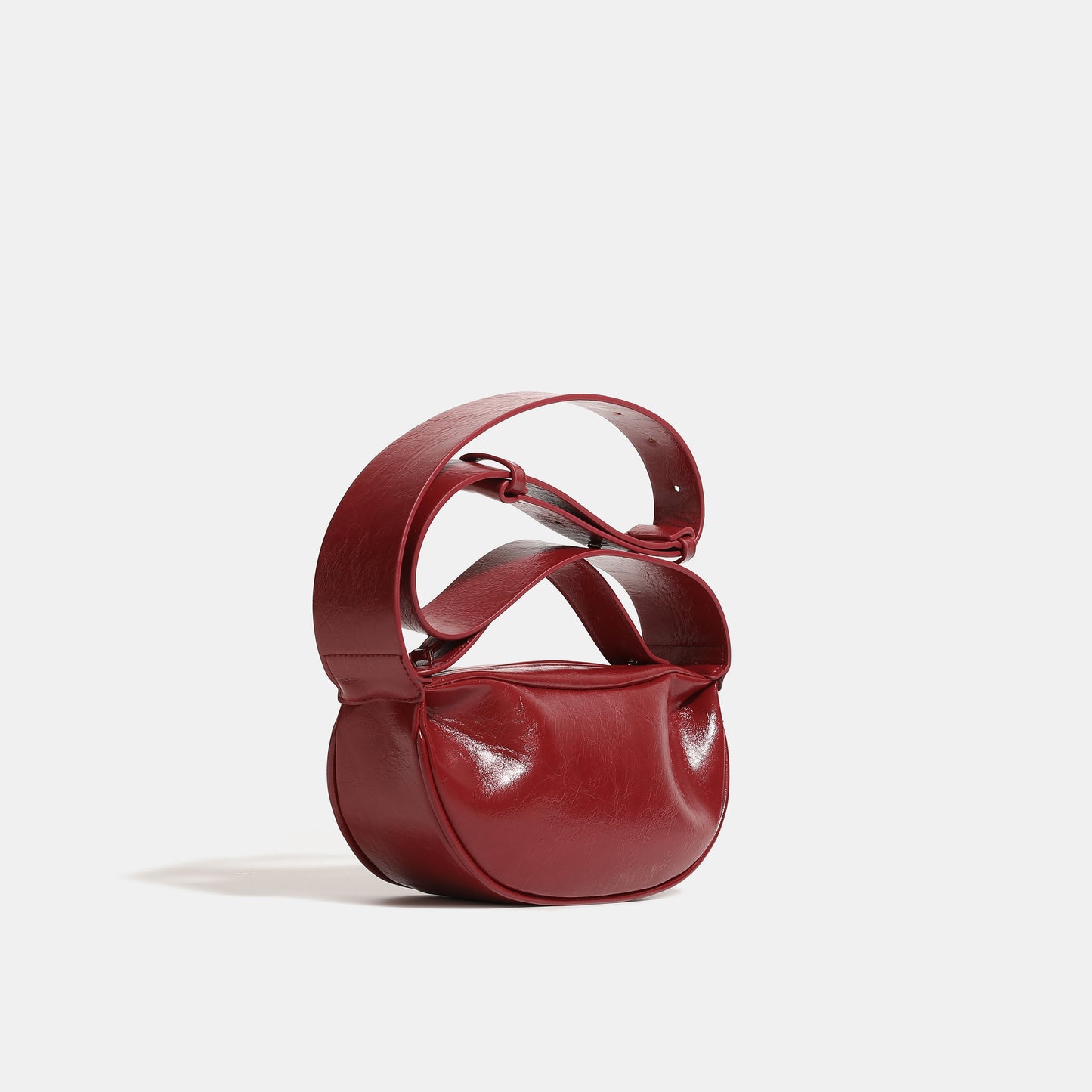 【Leah】Women's red shoulder bag