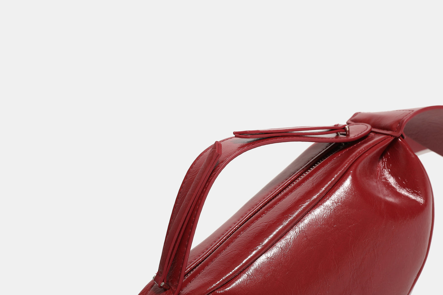 【Leah】Women's red shoulder bag