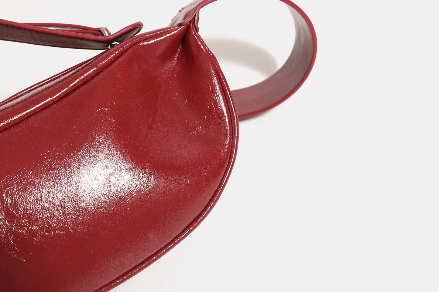 【Leah】Women's red shoulder bag