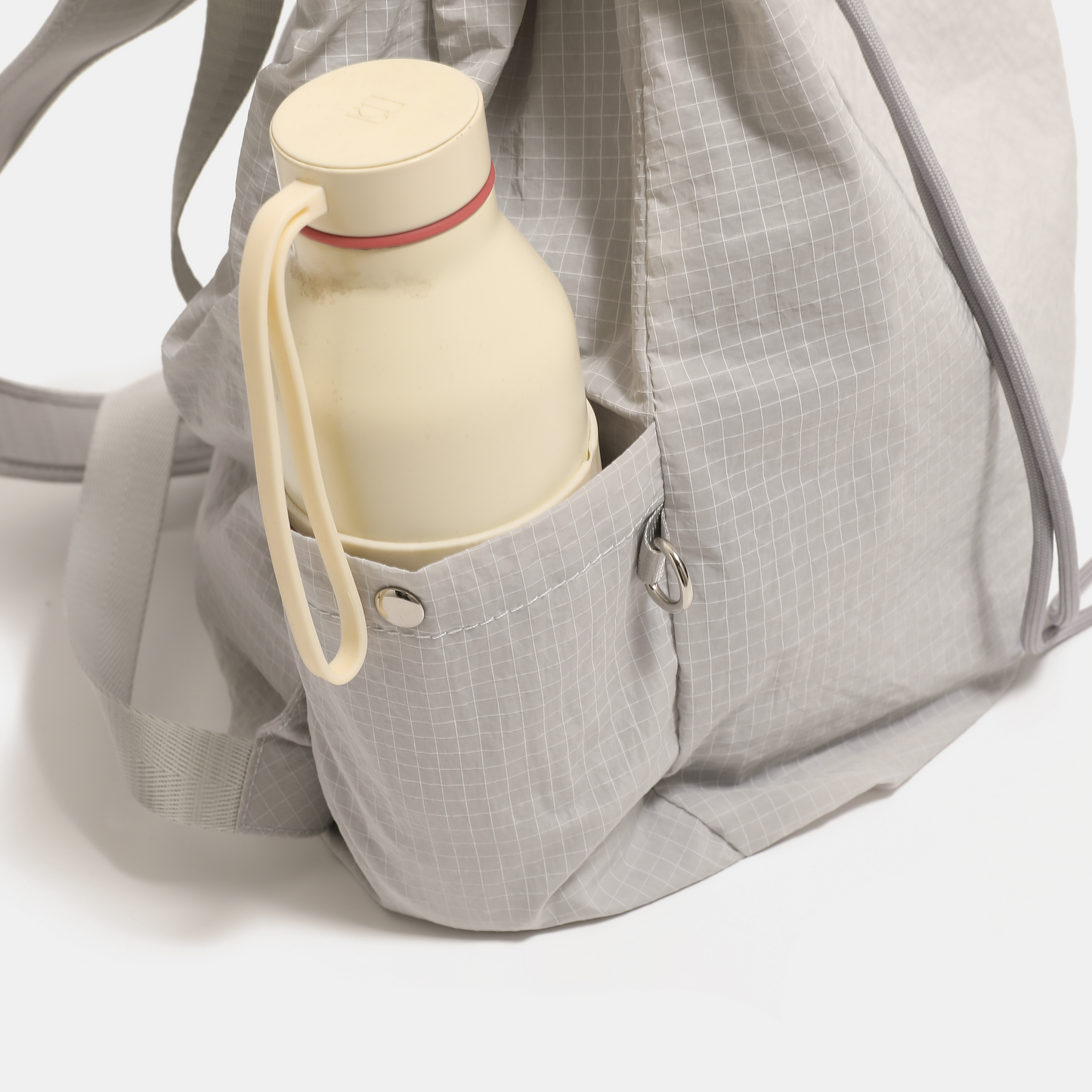 【Leah】Versatile Gray Backpack Handbag - The Perfect Blend of Style and Utility