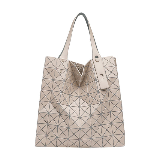 【Leah】Colorful Elegance: Large Capacity 8-Slot Diamond Quilted Tote Bag