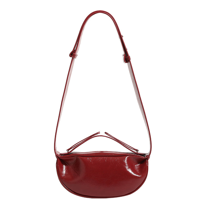 【Leah】Women's red shoulder bag